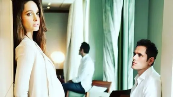 Attilio Fontana e Clizia Fornasier in una foto tratta dal profilo Instagram del cantante