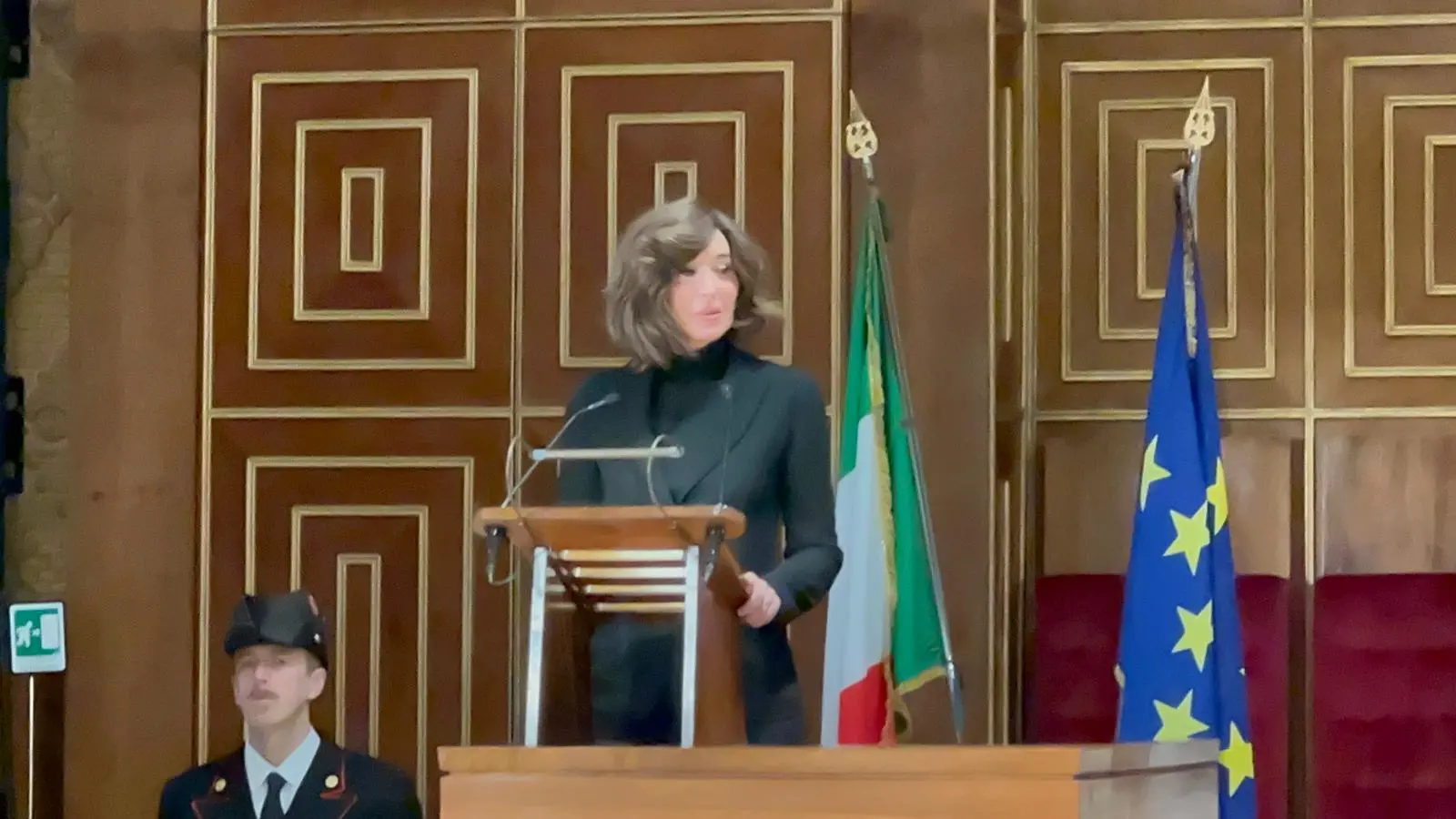 La ministra Anna Maria Bernini