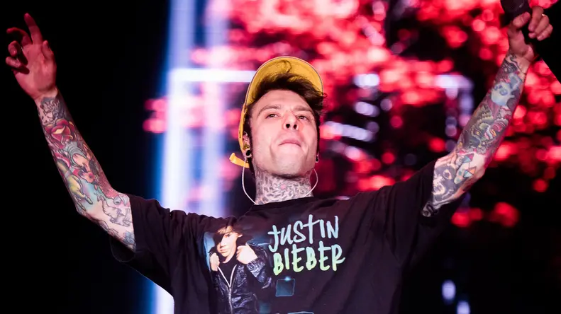17/03/2019 Torino, il rapper Fedez si esibisce al Pala Alpitour nel concerto Paranoia Airlines