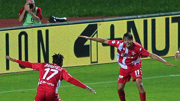 BARSOTTI - FOTOPIRAN - PADOVA - PADOVA CESENA PRIMO TEMPO esultanza soleri
