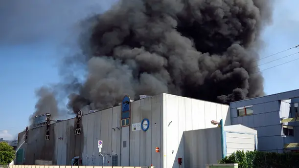 DeWolanski Crocetta del Montello incendio azienda