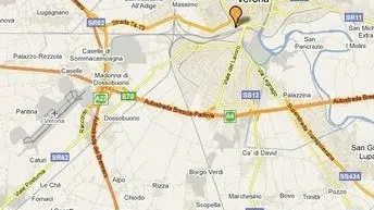 LA MAPPA. Strana collocazione sul noto sito