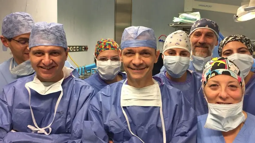 L'equipe del trapianto