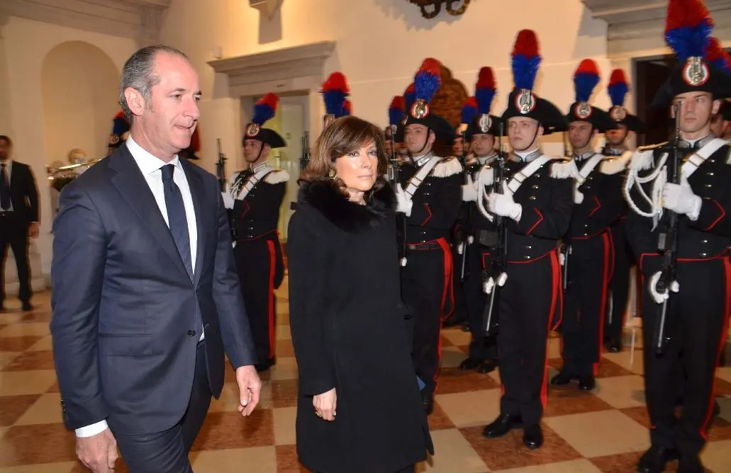 Con il governatore Luca Zaia