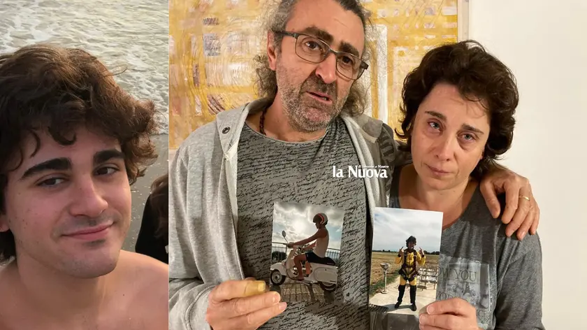 Giuliano De Seta e a destra papà Enzo e la mamma Antonella Biasi