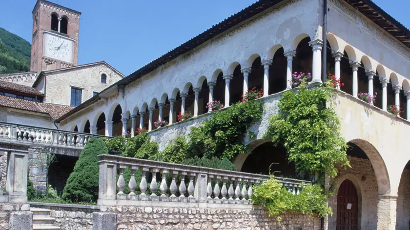 Cistercian Abbey Santa Maria in Follina(XIV century). Veneto, Italy