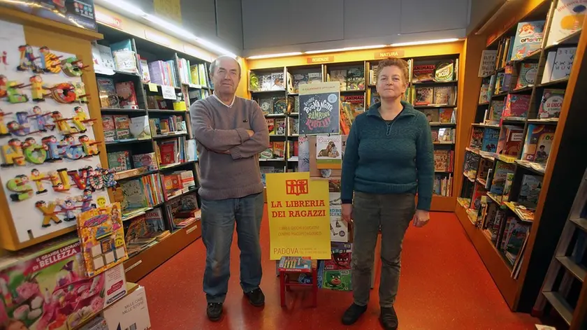 MARIAN - AGENZIA BIANCHI - PADOVA - LIBRERIA DEI RAGAZZI. DA SX: ATOS FAVERO E MONICA MURATO