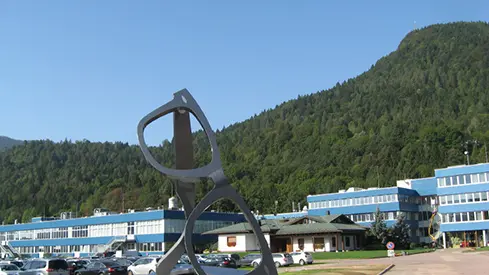 Lo stabilimento Luxottica ad Agordo