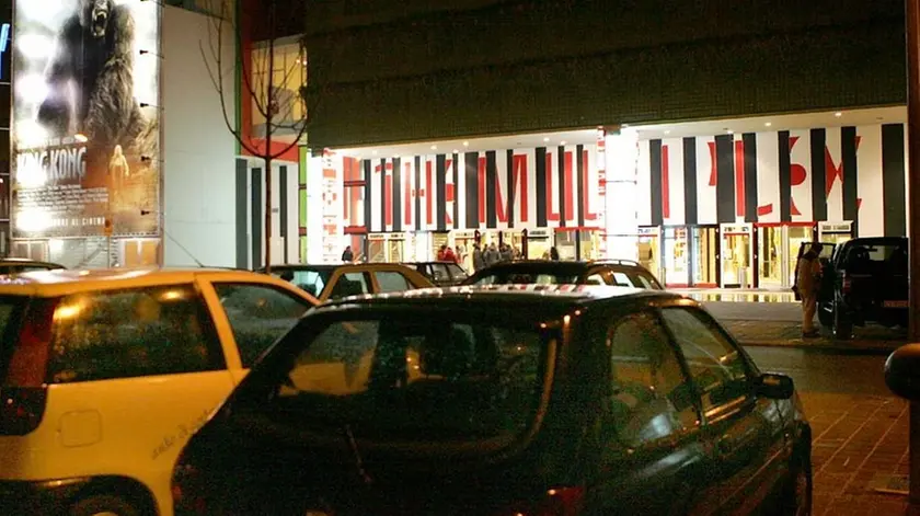 Il parcheggio del Cinecity di Limena