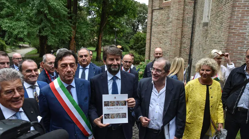 Franceschini con il sindaco Giordani