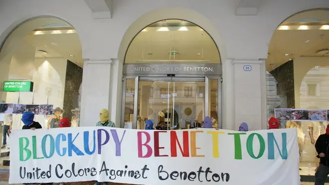 BARSOTTI - BLOCKUPY BENETTON - UNITED COLORS AGAINST BENETTON