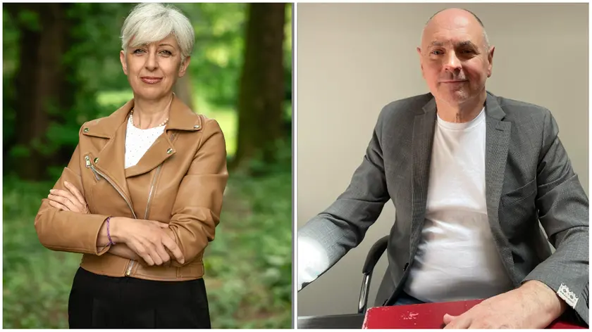 Da sinistra Cristina Belluco e Sandro Moscardi