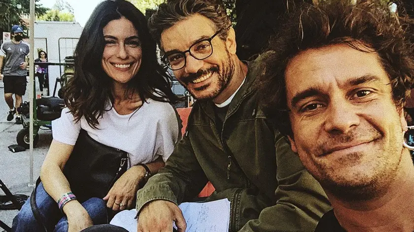 Riccardo Gamba in primo piano. Nella foto con lui Anna Valle e Giuseppe Zeno