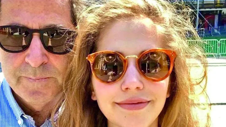 Gianfranco Jaconis con la figlia Chiara, morta a Napoli