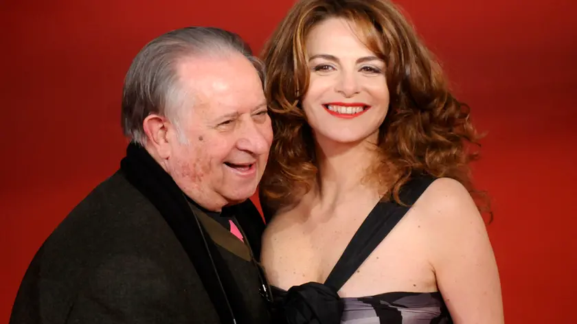 19/10/2009 ROMA, FESTIVAL INTERNAZIONALE DEL FILM DI ROMA, RED CARPET FILM CHRISTINE CRISTINA, NELLA FOTO TINTO BRASS E CATERINA VARZI