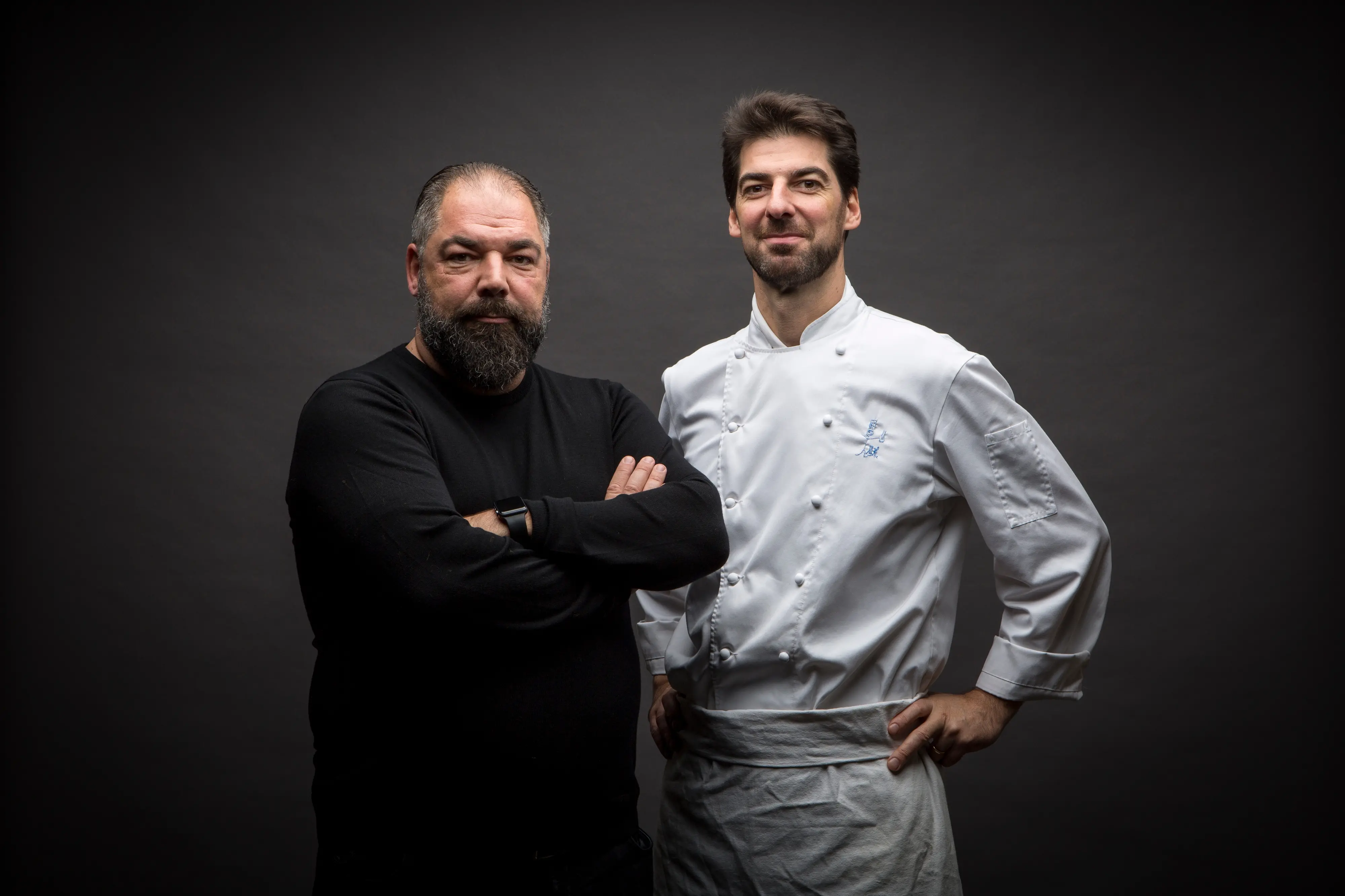 Raffaele e Massimiliano Alajmo (foto Peruzzo)