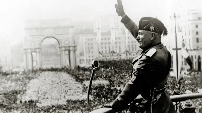 Italian dictactor Benito Mussolini circa 1940.