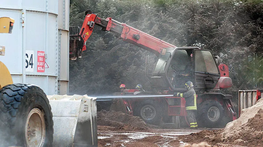 POLETTO.INCENDIO FORNACE ZULIAN FONTANIVA