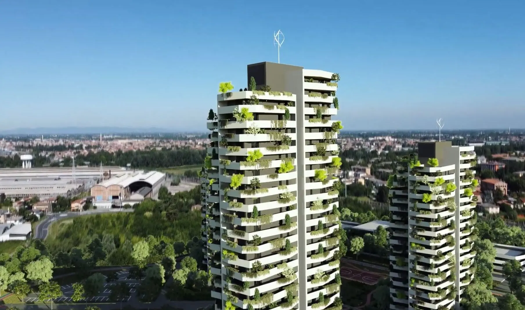 Sono già in vendita i 235 appartamenti del progetto "Zairo Urban Forest" nell'area che confina con ospedale e arco di Giano. La torre più alta delle tre diventerà l'edificio più alto di Padova. Nei 70 mila metri quadrati rimasti ai privati si possono edificare 150 mila metri cubi, il cantiere sarà aperto nell'estate del 2023