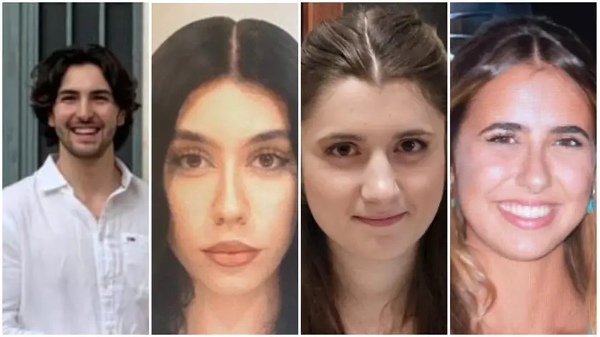 Giovanni Zanaga, Claudia Ortolani, Giulia Zampieri e Sofia Chimirri