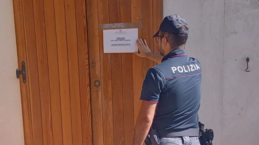 I sigillli messi dalla Polizia