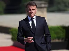 epa11485302 French President Emmanuel Macron looks on during the European Political Community (EPC) meeting at Blenheim Palace, in Woodstock, Oxfordshire, Britain, 18 July 2024. The British Prime Minister will host more than 45 European leaders at Blenheim Palace, the birthplace of Winston Churchill, for the European Political Community (EPC) summit. This is the 4th EPC meeting since the grouping was founded in October 2022. EPA/NEIL HALL / POOL