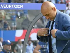 L'allenatore della Nazione,Luciano Spalletti ieri prima dell'inzio della partita di ottavi di finale della Uefa Euro 2024 all'Olympiastadium di Berlino, Germania, 30 giugno 2024. ANSA/DANIEL DAL ZENNARO