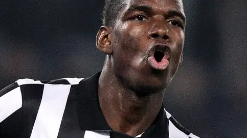 22/11/2014 Roma, stadio Olimpico, campionato di calcio serie A 2014-15, Lazio-Juventus, nella foto esultanza per il gol di Paul Pogba