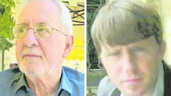 Gabriele Molon, a sinistra, e il figlio Stefano Molon, a destra