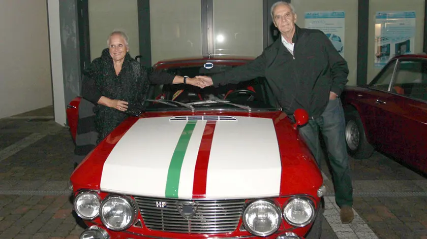 BELLUCO INAUGURAZIONE PARCO CHIUSO NO STRESS CASELLE DI SELVAZZANO la signora manucci ( moglie del navigatore di Munari ) e Munari