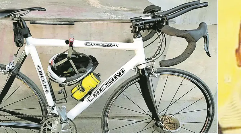La bici da corsa e Alessandro Marcon