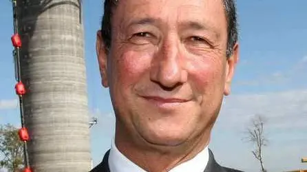 03/10/08 - INAUGURAZIONE ALL'ARSENALE DELLE STRUTTURE DI ORMEGGIO PER IL RIGASSIFICATORE 'ADRIATIC LNG' DI PORTO LEVANTE - PIERGIORGIO BAITA PRESIDENTE MANTOVANI SPA