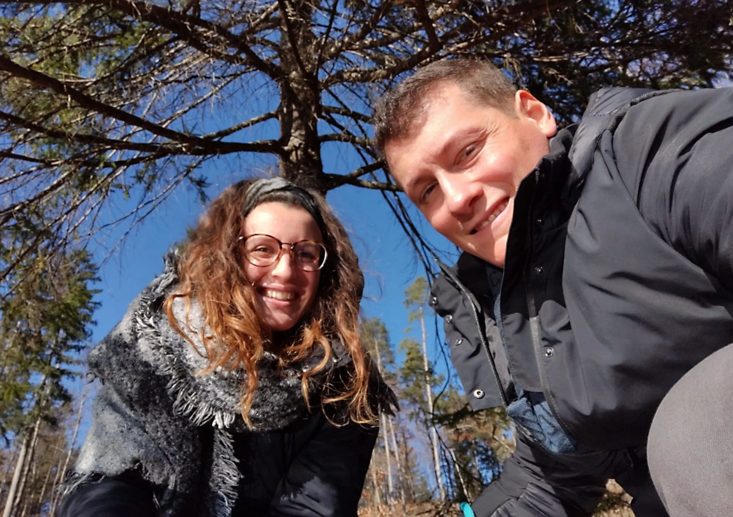 Villa del Conte(PD), 19 marzo 2020 I due coniugi Samuele Caon e Jenni Beghin, con il figlio neonato Alessandro Caon