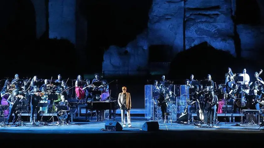 Italian singer-songwriter Francesco De Gregori performs on stage during his concert at the ?Baths of Caracalla? in Rome, Italy, 11 June 2019. ANSA/RICCARDO ANTIMIANI