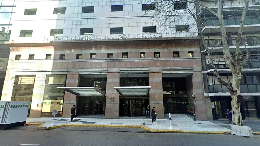 La clinica a Buenos Aires dove ha partorito la donna