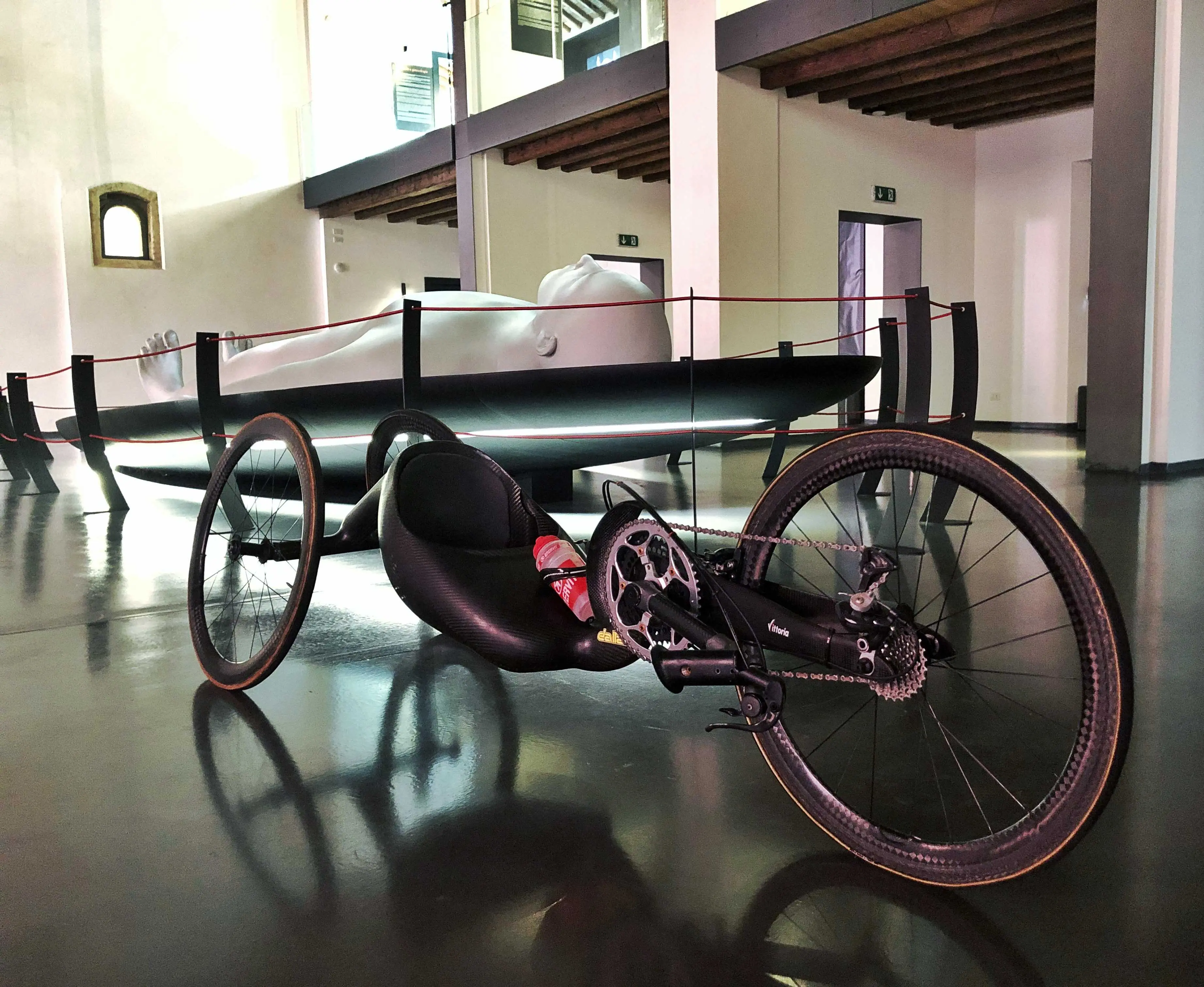 La hand-bike di Alex Zanardi