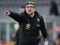 Torino coach Ivan Juric gestures during the italian Serie A soccer match Torino FC vs ACF Fiorentina at the Olimpico Grande torino Stadium in Turin, Italy, 2 March 2024 ANSA/ALESSANDRO DI MARCO