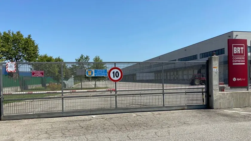 Il piazzale di Brt Bartolini in via Nuova Zelanda