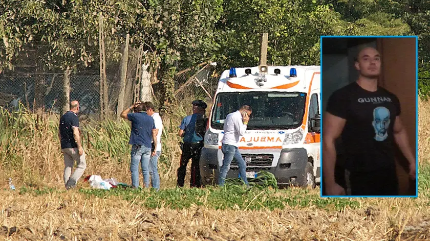 CESARO - AG.ZANGIROLAMI - 29/07/2015 - OMICIDIO DI MAURO GUERRA NELLA FOTO: RECUPERO DELLA SALMA PH ZANGIROLAMI