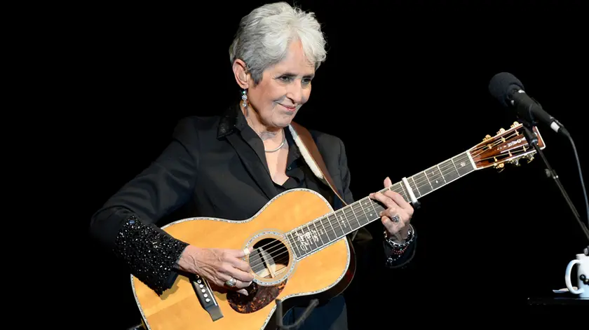10/03/2014 Roma. Auditorium, Parco della Musica. Nella foto Joan Baez in concerto