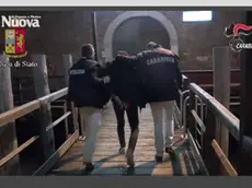Il momento dell'arresto