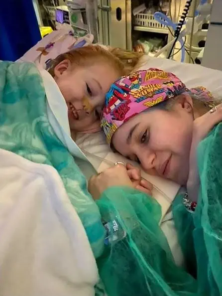 La piccola a nanna insieme a mamma Francesca