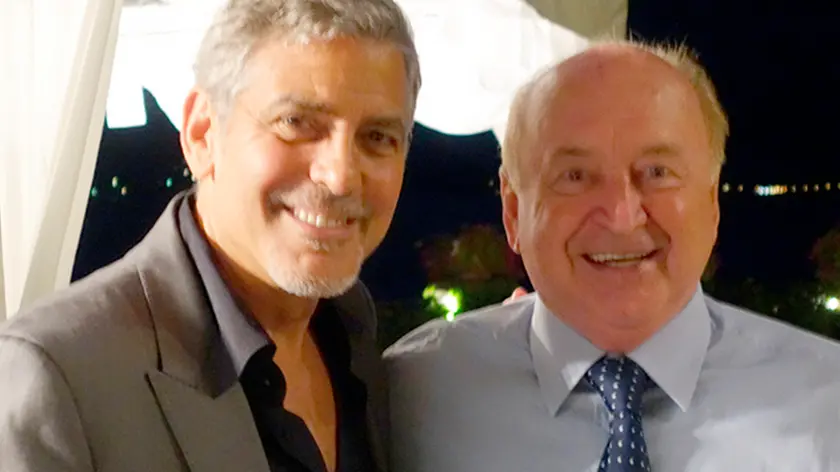 Borghesi Como Celeste cucina per George Clooney