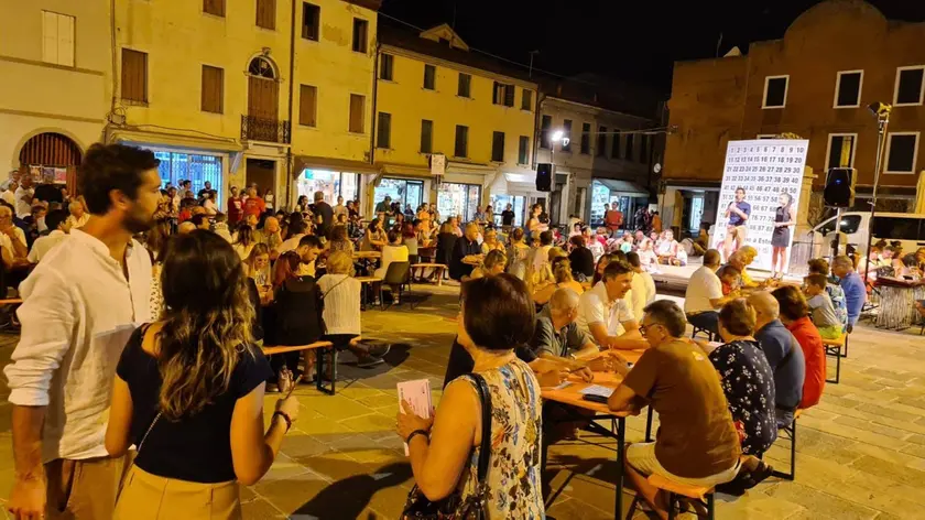 Una serata di festa in centro a Este