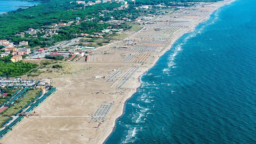 Il mare di Rosolina, dove le temperature hanno sfiorato i 30 gradi, secondo gli ultimi rilevamenti effettuati dall’Arpav