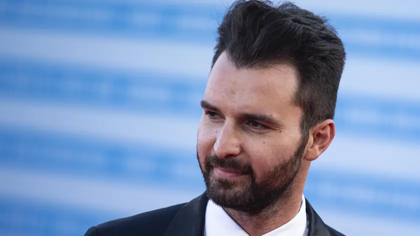 epa07001704 Italian producer Andrea Iervolino arrives on the red carpet prior to the premiere of 'Here and Now' during the 44th Deauville American Film Festival, in Deauville, France, 06 September 2018. The festival runs from August 31 to September 11. EPA/ETIENNE LAURENT