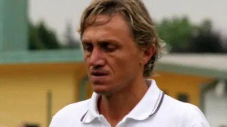 Barsotti incontro di calcio Campodarsego - Elleesse La Loggia. ( Campodarsego maglia rossa ) Nella foto: l'allenatore Damiano Longhi. incontro di calcio Campodarsego-Elleesse la Loggia