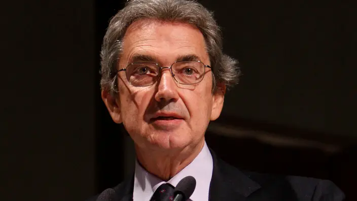 24/09/2012 Milano, convegno I nostri Campioni e le sfide dell'Economia Mondiale, nella foto Franco Bernabe' Presidente Esecutivo Telecom