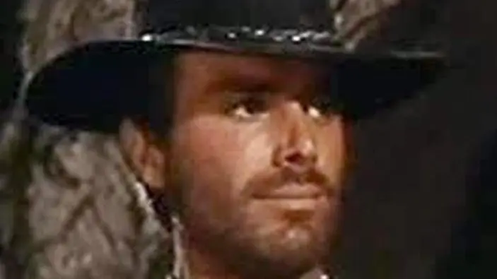 George Hilton in una foto di scena del film 'Vado, l'ammazzo e torno' (1967), tratta da Wikipedia e nel pubblico dominio Roma, 29 luglio 2019. ANSA/ WIKIPEDIA +++ NO SALES - EDITORIAL USE ONLY +++