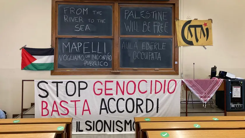 Padova, gli studenti pro Palestina occupano un’aula dell’Università